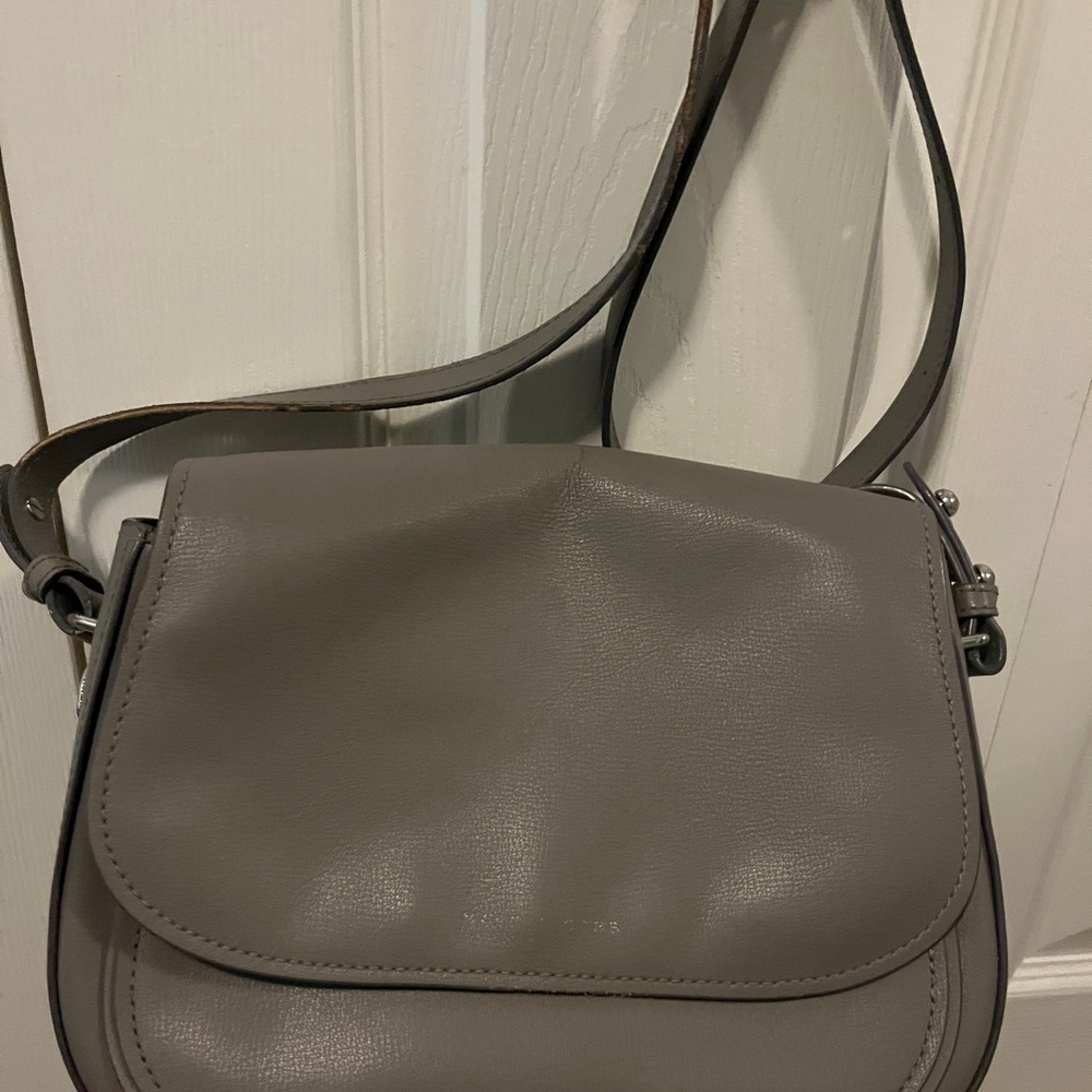 Marc Jacobs Gray Leather Crossbody Bag
